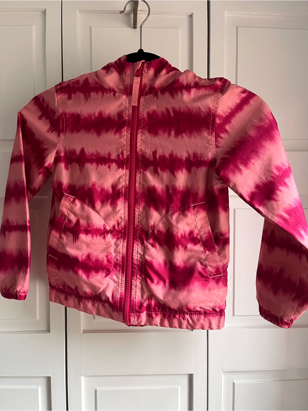 Cat & Jack Girls Pink Lined Rain Jacket